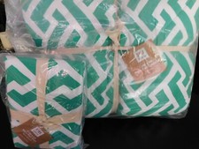 NEW Pottery Barn Teen Links A Lot TWIN Comforter  Sham GREEN XL Dorm