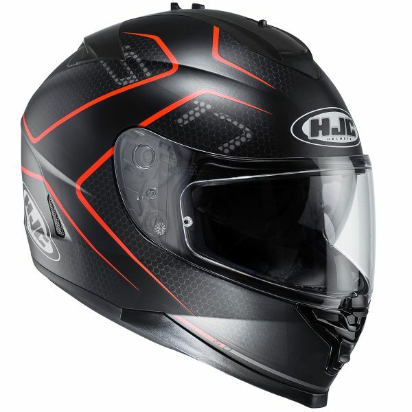 Casque intégral HJC IS-17 Lank MC1SF taille M pour réduire les bruits de vent