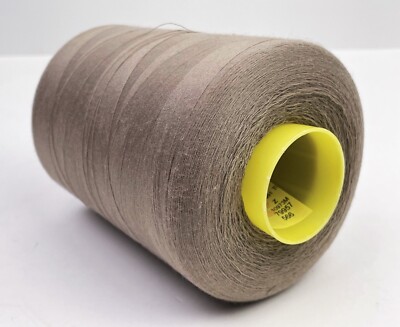 A&E American Efird 12000 YDS Polyester Wrapped Core Tan TEX 24 Thread A ...