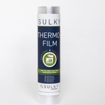 SULKY Thermofilm (25 cm x 10 m/ transparent/ hitzelösliche Folie) zum Sticken