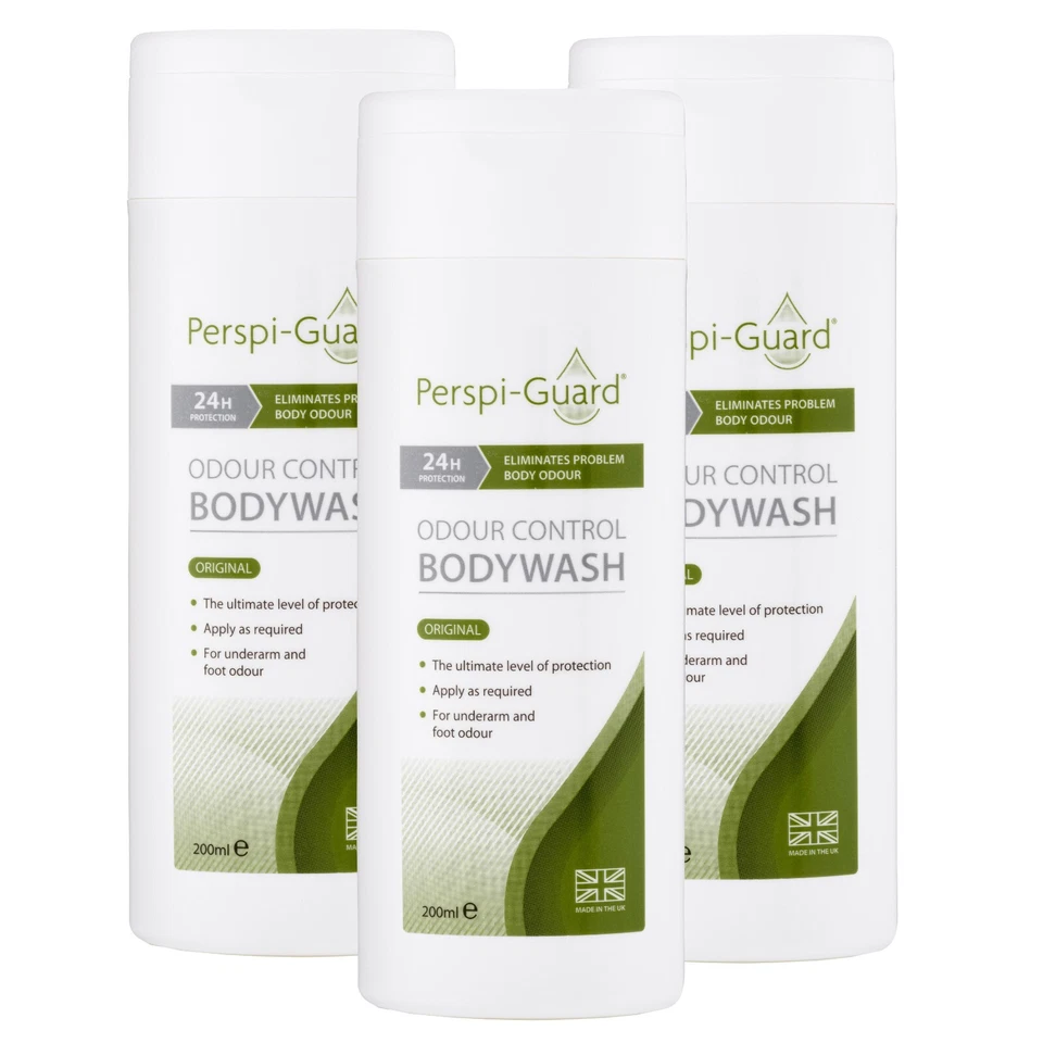 Perspi-Guard® Odour Control Bodywash 200ml Original Lightly Scented TRIPLE PACK - Image 2 of 2