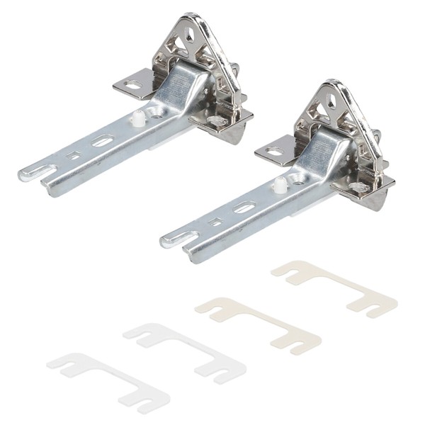 TüRscharnier 2Er Set Geeignet FüR KüHlschrank Whirlpool Bauknecht 481241718776-image