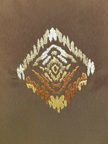 BonWorth Women's Size L Top Sleeveless Tank Shell Blouse Brown Embroidered - Picture 2 of 12