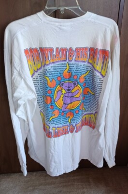 Vintage 1999 Phil Lesh Bob Dylan Concert Tour long-sleeve Shirt XL