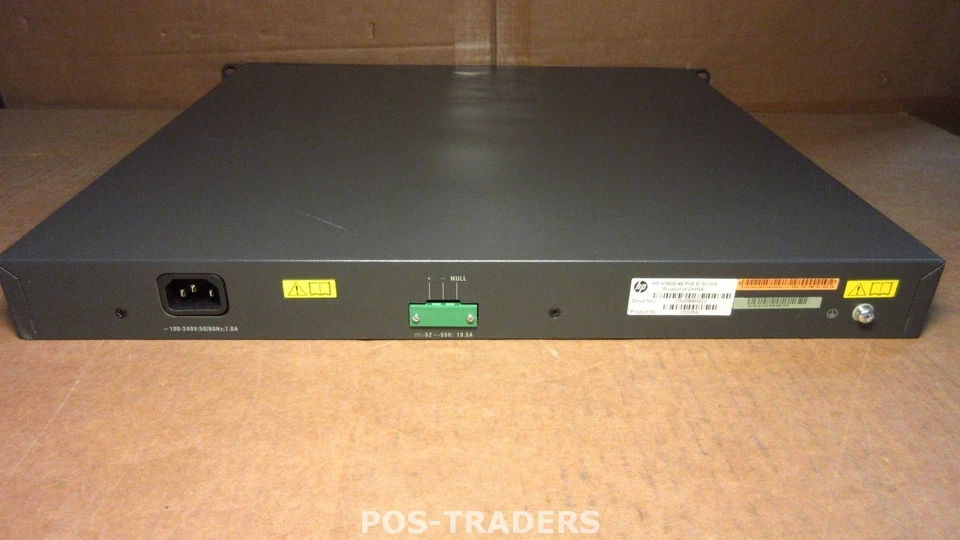 H3C 48 Ports 10/100 PoE S3600-52P-PWR-EI HP A3600-48 JD328A SWITCH INCL 2X SFP'S - Image 3 of 4