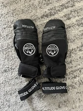 ​ALTITUDE BOARDWERX TECH SHORTY ALL-MOUNTAIN LEATHER SKI MITTEN (MEDIUM) 7-8"