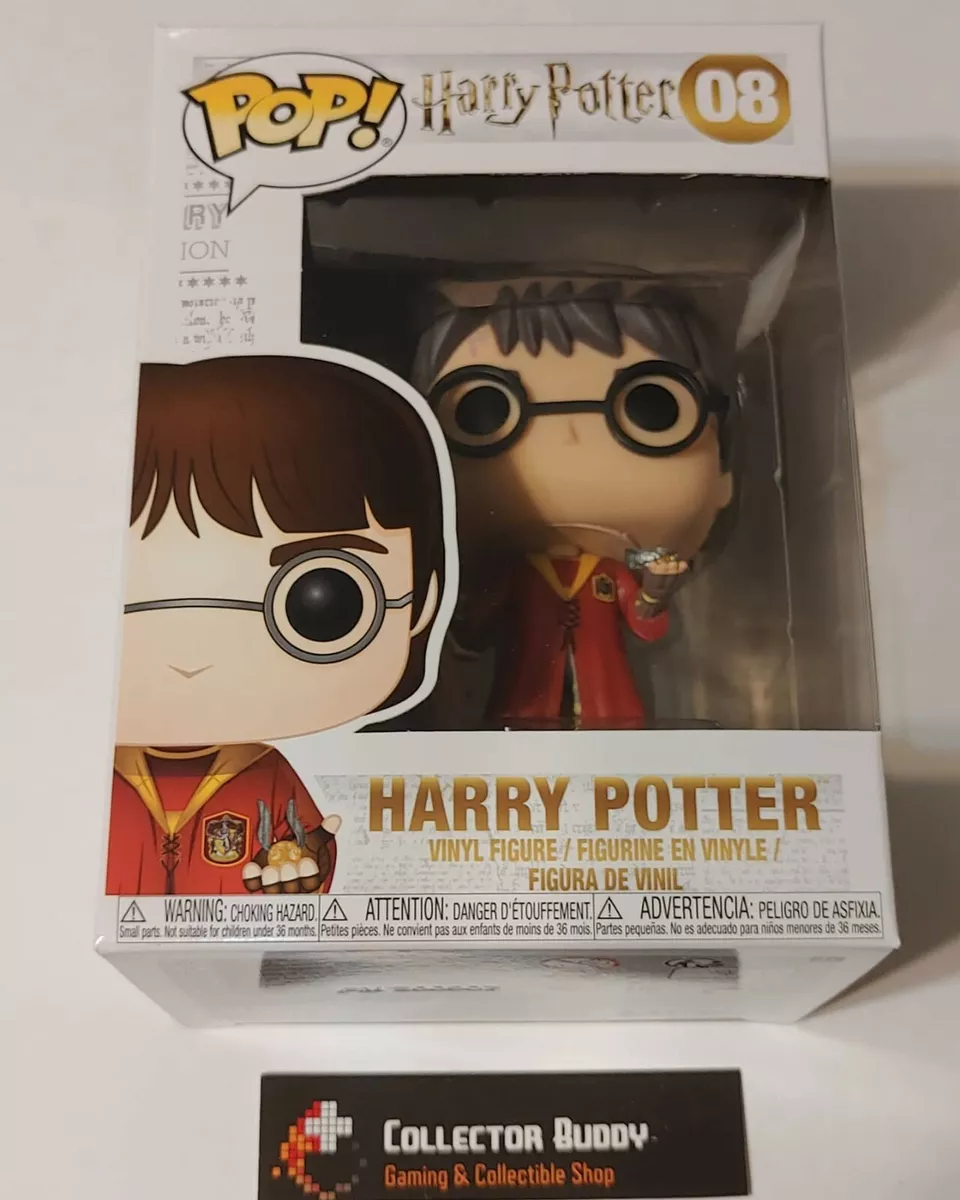 Funko Pop! Harry Potter 08 Harry Potter Quidditch WHITE Box Vinyl