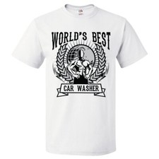 World's Best Car Washer T Shirt Gift for Car Washer Shirt