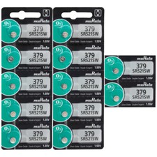 12 Murata 379 SR521SW 0 MERCURY Batteries - Replaces Sony