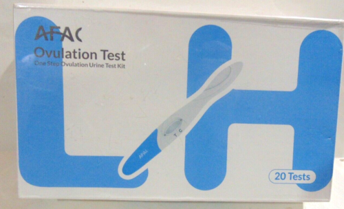 Afac Ovulation Test - One Step Ovulation Urine Test Kit - 20 Tests - NEW - Picture 1 of 3