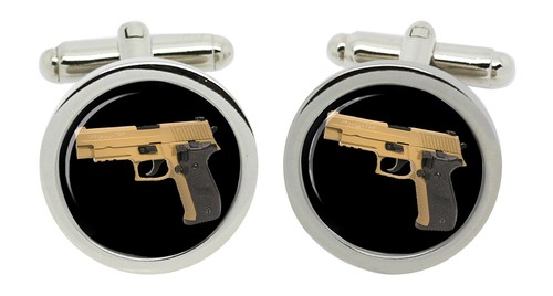 Sig Sauer P226 Cufflinks in Chrome Box - 第 1/5 張圖片