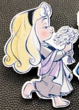 Disney pin 145836 Sleeping Beauty princess Aurora animator dolls child FLAW *2