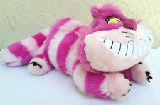 The CHESHIRE CAT Alice In Wonderland 19" Pink Plush Stuffed Animal Disney Store