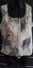 Airfield embellished Vest Top size 10-12