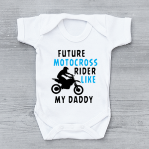 motorbike baby grow