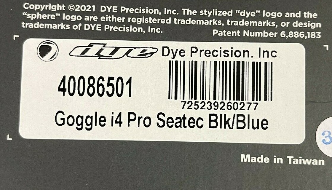 dye i4 値下げ可能です NEW Dye I4 Pro 2.0 Paintball Mask - SeaTec w/ Dyetanium