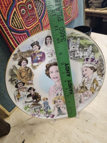 Coalport Queen Elizabeth 60th Birthday Plate - Picture 2 of 4