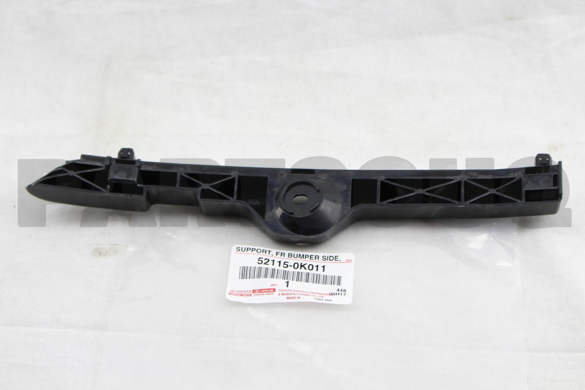 521150K011 Genuine Toyota SUPPORT, FRONT BUMPER SIDE, RH 52115