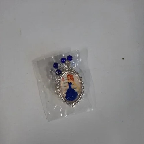 Key Chain Cameo Blue Unique Collectible New Charm Gift - Picture 2 of 6