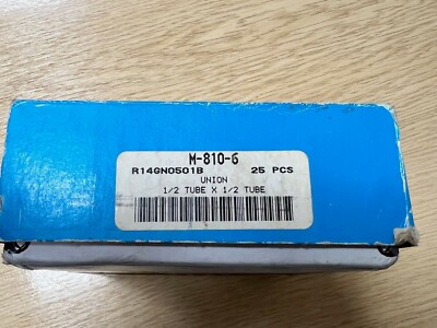 M-810-6 SWAGELOK 1/2 EQUAL UNION MONEL LEGIERUNG 400 762L-M-1/2