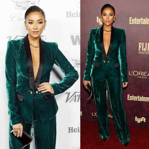 Green Velvet Women Pants Suits Wedding 