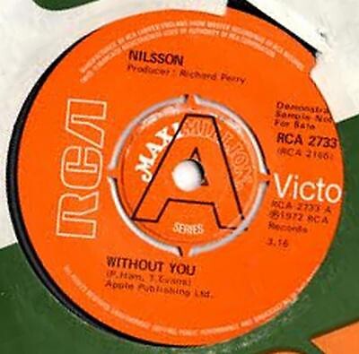Harry Nilsson - Without You / Everybody's Talkin' / Kojak Columbo (7", Promo) - Bild 1 von 3