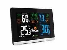 WS 6462 - Stazione meteorologica radio, temperatura interna, temperatura esterna