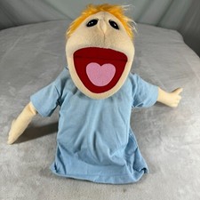 Handmade by The Train Depot Hand Puppet Blond Boy Educational Therapy Play