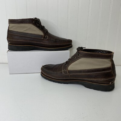 Duluth Trading Boots Mens 10M Work Ankle Chuckka Brown  display picture 2
