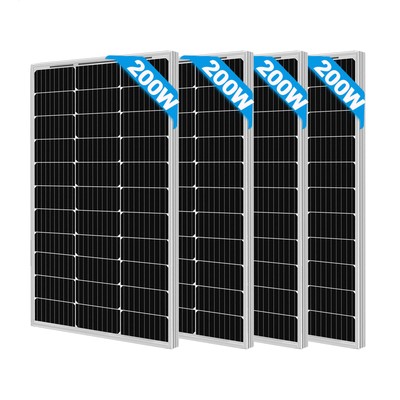 800W Watt Mono Solar Panel 12V Battery Charger Home Boat RV Camp Off-Grid Power