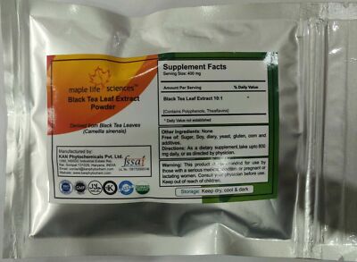 Black Tea Extract Powder Polyphenol Theaflavins Pure & high quality | eBay