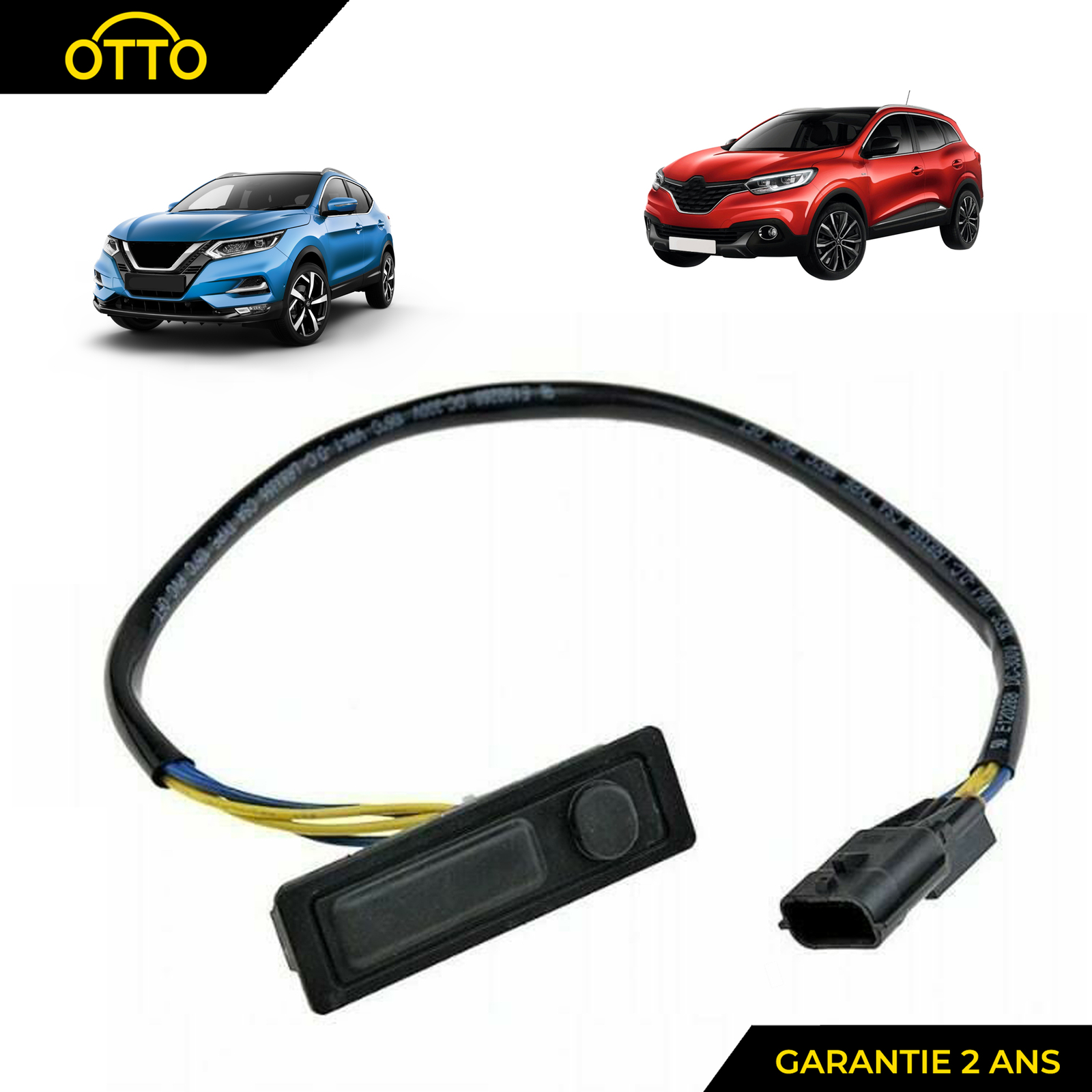 Serrure palpeur poignée arrière bouton de rechange pour ouverture coffre Qashqai J11 et Kadjar