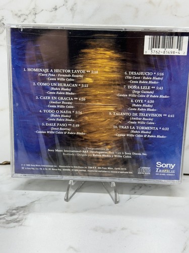 Willie Colon & Ruben Blades - Tras La Tormenta - CD - NEW Factory Sealed - Picture 2 of 2