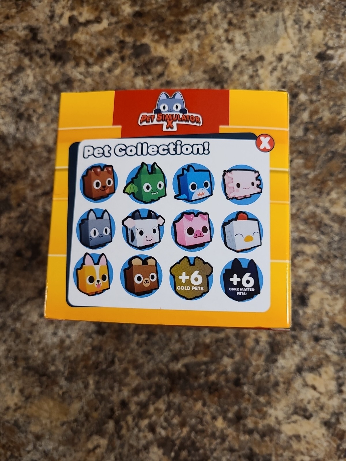 Pet Simulator X Series 1 Mystery Treasure Plush Dark Matter Dog Cooper ...