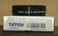 Tiffen 46 M-6 Screw-In Lens Adapter with Retaining Ring "New Old Stock"