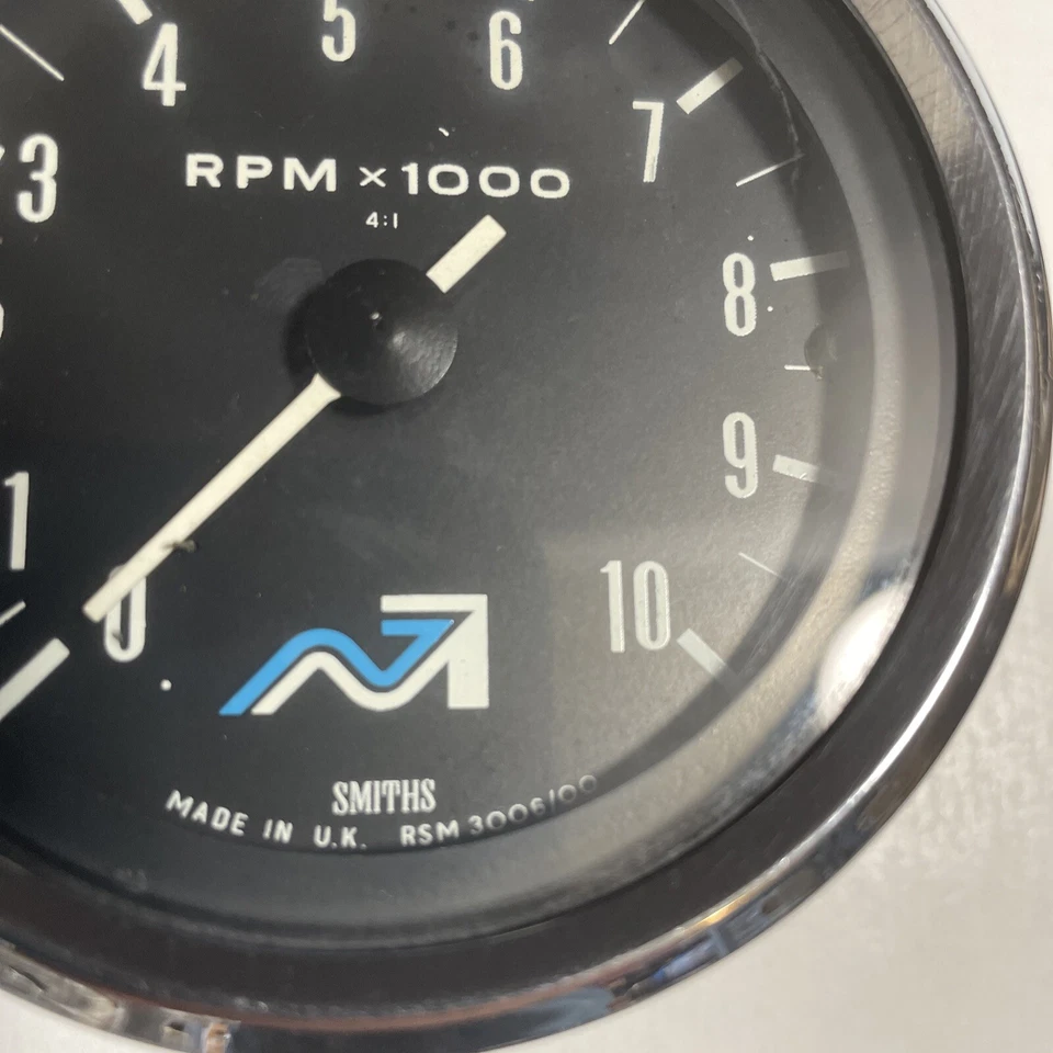 Tacómetro Smiths genuino 4:1 RSM 3006/00 Triumph 750 TR7 T140 T160 funcionando usado Foto 2 de 4