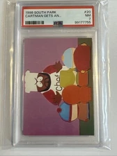 CARTMAN GETS AN ANAL PROBE Part 2/3 1998 South Park Comic Images #20 PSA 7