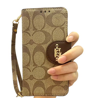 Luxury For iphone 16 Promx 15 14 3 12 Leather Wallet Card Protect cover Case