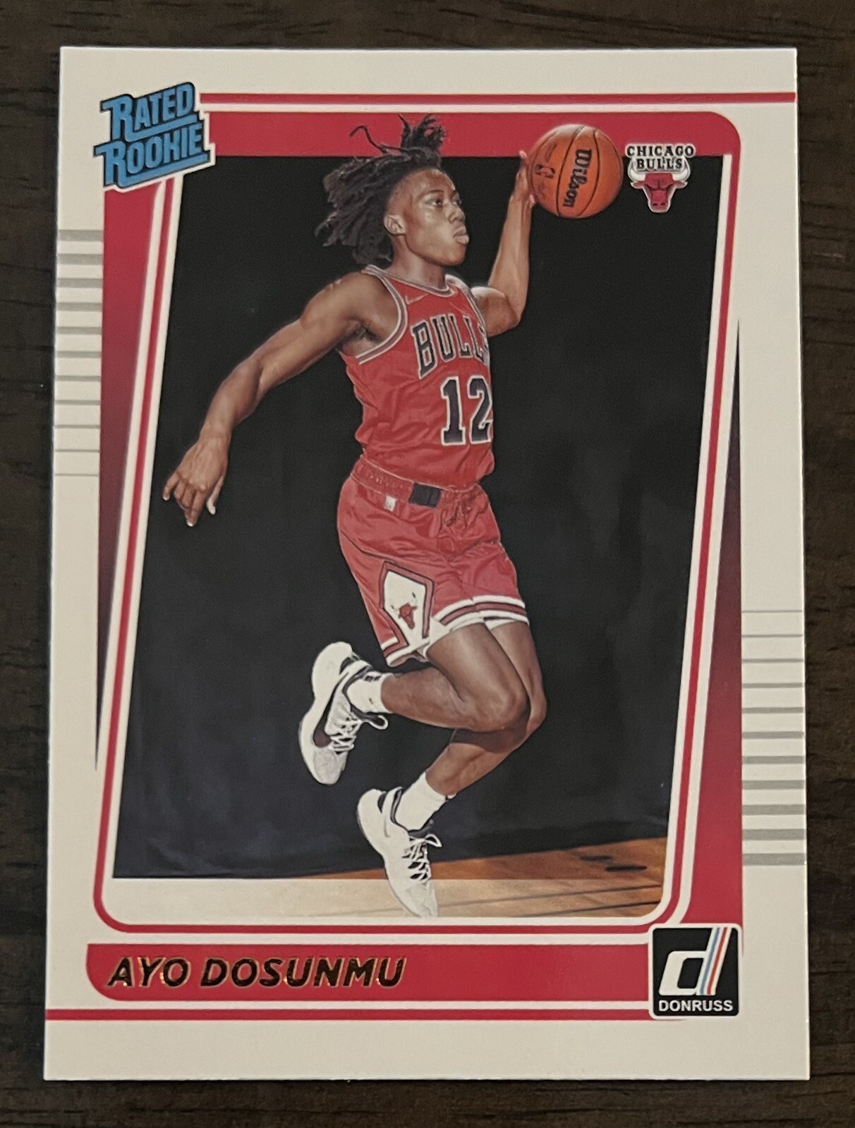 AYO DOSUNMU 2021-22 DONRUSS RATED ROOKIE #221 - BULLS