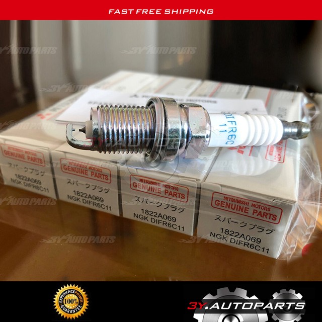 Set 4 MITSUBISHI LASER IRIDIUM Iridium Spark Plugs DIFR6C11 MN1822A069