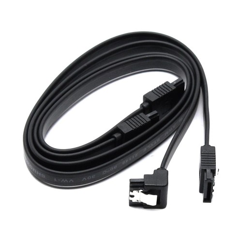 2er Pack SATA-3 6Gb/s SATA III High-Speed SSD HDD Data Kabel schwarz #329685 - Afbeelding 3 van 7