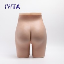 M Size Silicone Pants Open Crotch Pants Buttocks Thicken Pants Crossdresser