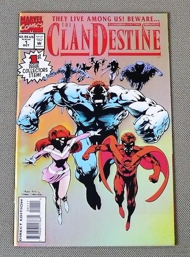 ClanDestine #1,2,3,4 (Marvel 1994) 1st appearance Adam Destine; VF/NM - Picture 2 of 4