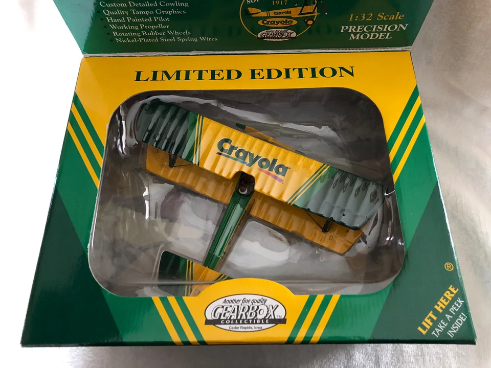 Die cast Model Airplane, Gearbox Crayola Sopwith Pup Airplane Model, NEW In Box - Image 3 of 4