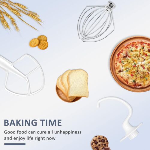 Kitchen Mixers Accessories 3-Piece Including K5AB Coated Flat Beater&K5Adh Dough image