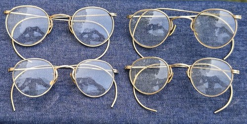 Antique Vintage Spectacles GF Gold Filled Mix Lot Glasses AO American Optical