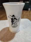 Vintage  1950's Hopalong Cassidy Dinner  Milk Glass “HOPPY “ Tumbler Cup
