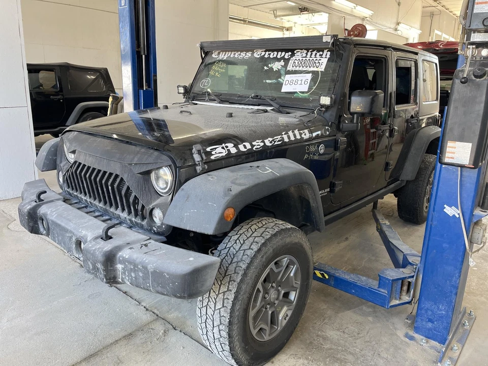 Used Speedometer Gauge fits: 2016 Jeep Wrangler cluster Sahara 100 MPH w/vehicle Foto 2 de 4