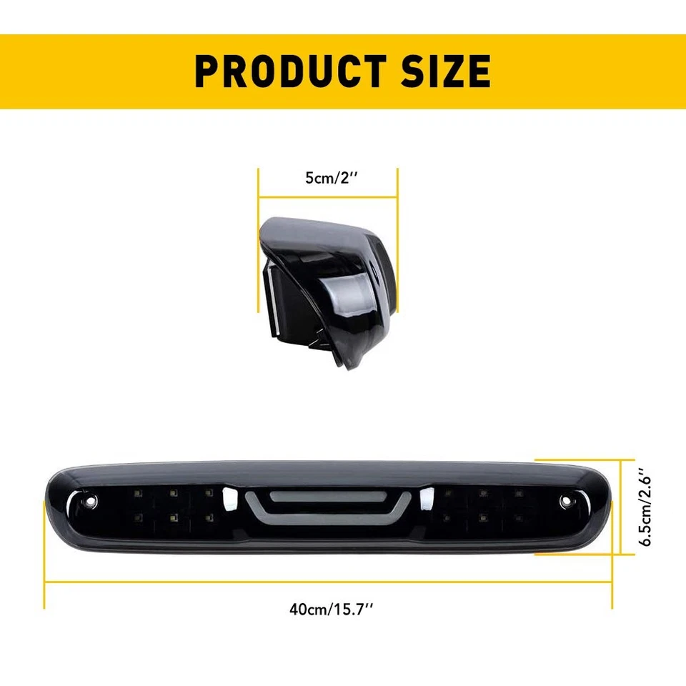 Tercera luz de freno lámpara de carga 3RD para 07-13 Chevy Silverado GMC Sierra 1500-3500 Foto 2 de 4