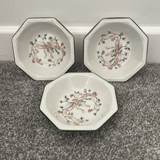 Johnson Brothers Eternal Beau Fruit/Dessert Bowls 13cm – Set of 3 – VGC (1983) 